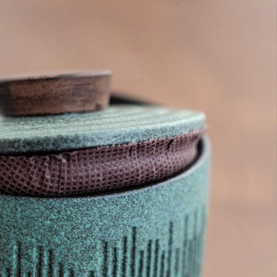 Boite à thé japonaise design en céramique