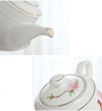 Théière japonaise porcelaine ancienne-1001 Théières
